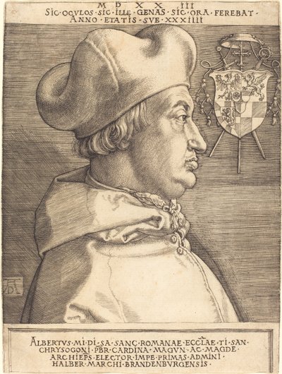Kardinal Albrecht von Brandenburg von Albrecht Dürer